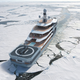 Illustration for article titled Shipbuilder Photoshops Luxury Icebreaking Megayacht Backwards